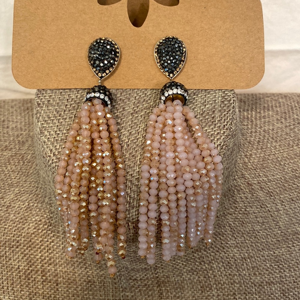 Beautiful crystal earrings